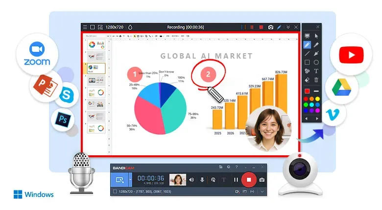 Bandicam Screen Recorder for Windows